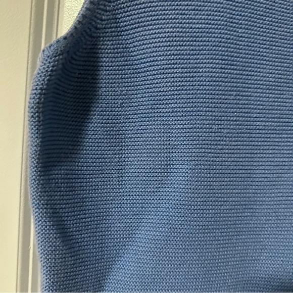 Vintage Talbots Blue Sweater Vest Women’s Size Medium Japan Made Preppy Spring - Picture 6 of 15